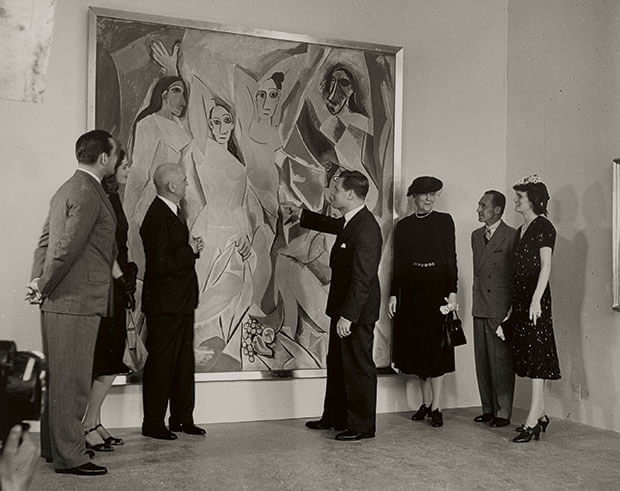 Avignoni kisasszonyok a Modern Művészetek Múzeumában, New York, 1939